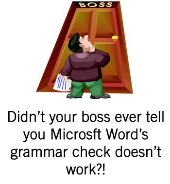 MS Word's grammar and spell check don't work